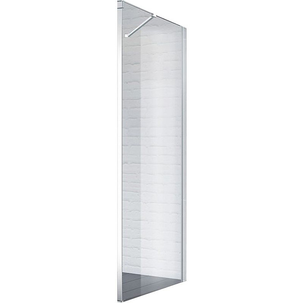 Душевая перегородка BelBagno Marmi 90 MARMI-90-FIX-C-Cr профиль Хром ...