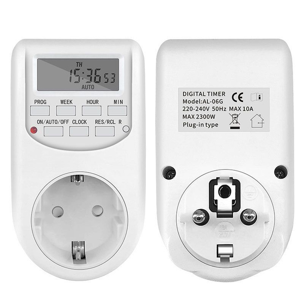Розетка Timer switch с таймером электронным (недельный+суточный ...