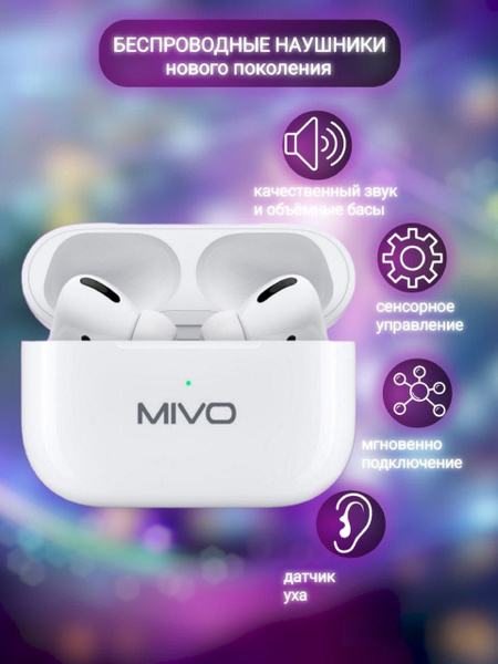 Наушники Внутриканальные MIVO - купить по доступным ценам в интернет ...