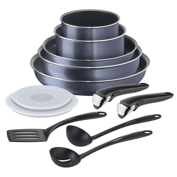 Набор посуды Tefal Ingenio Premier PTFE 12 предметов (04180890 ...