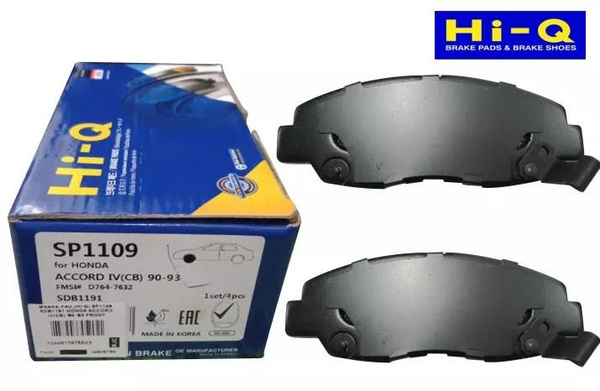 Колодки тормозные (Спереди) Honda Accord 93-98 / Civic 00-06