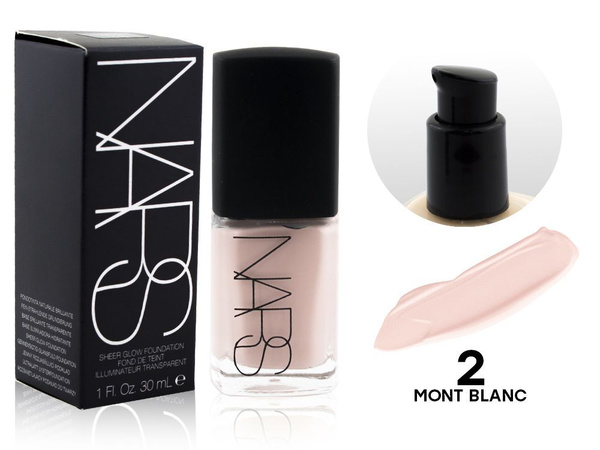 NARS тональный крем №2 для лица матовый, увлажняющий для чувствительной ...