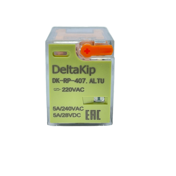 Реле промежуточное DK-RP 407.ALTU, 4 конт., 220V AC (2 шт) - купить по ...