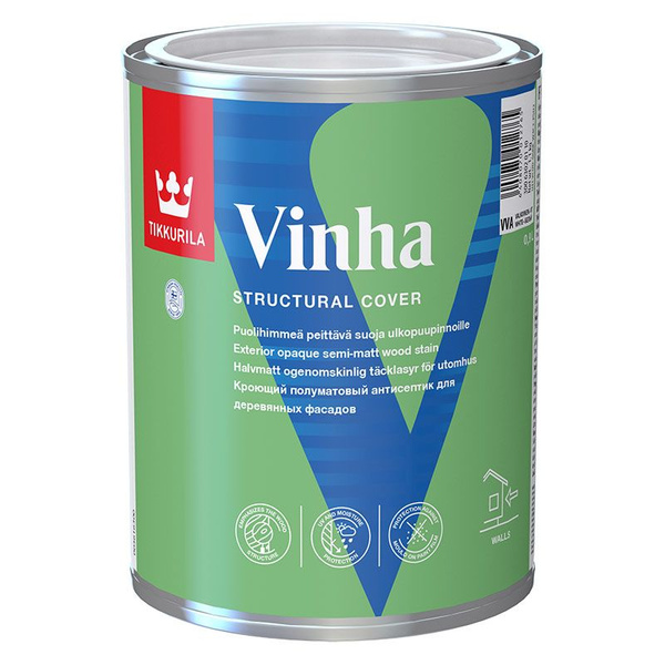 Краска Tikkurila Vinha / Тиккурила Винха кроющий антисептик для ...