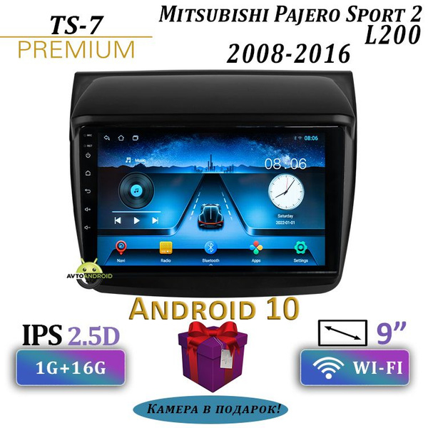Штатная магнитола TS-7 Mitsubishi Pajero Sport 2/Mitsubishi L200 ...