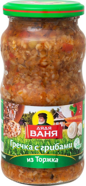 Гречка Дядя Ваня с грибами Из Торжка 460г - купить с доставкой по ...