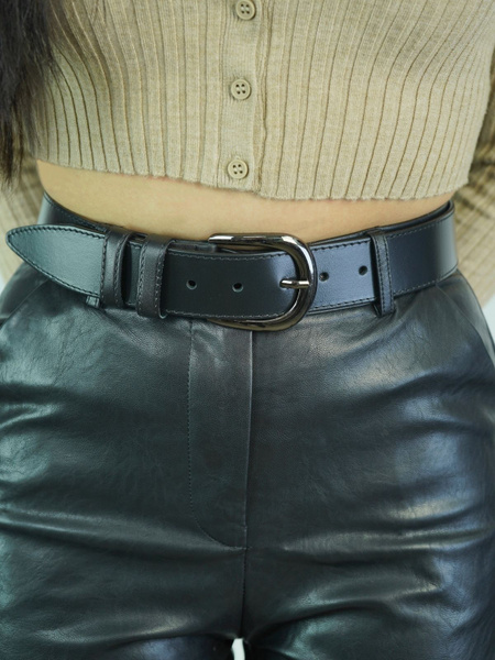 Ремень женский Chrome натуральная кожа под брюки джинсы платье подарок ...