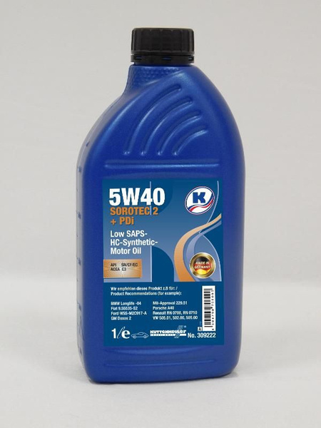 Масло моторное Kuttenkeuler 5W-40 Синтетическое - купить в интернет ...