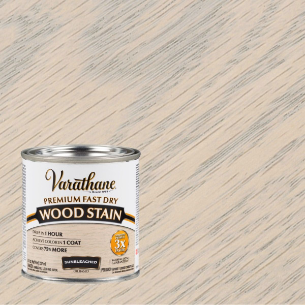 Масло для дерева Varathane Fast Dry Wood Stain 0.946 л., Sunbleached ...