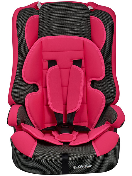 Автокресло Teddy bear 513RF,pink+black dot, 9-36 кг - купить с ...