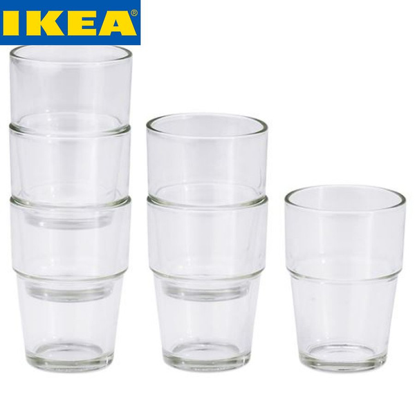 Набор стаканов универсальный IKEA купить по доступной цене с доставкой ...