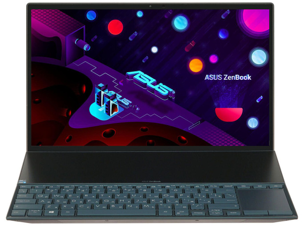 Ноутбук ASUS ZenBook DUO 14 UX482EA-HY162T (90NB0S41-M02780), синий ...