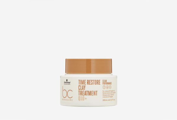 Маска-глина для зрелых волос schwarzkopf professional time restore clay ...