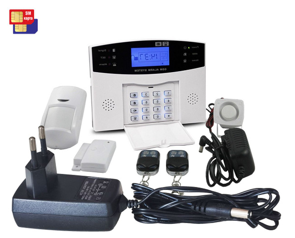 Беспроводная охранная GSM/WiFi cигнализация для дачи, гаража и дома ...