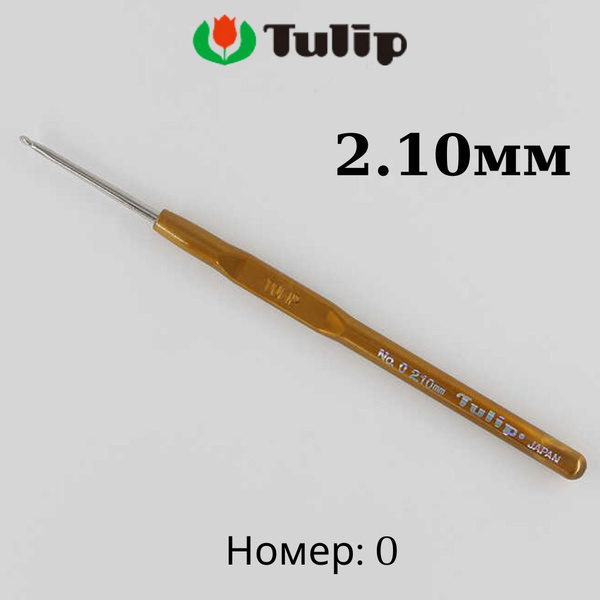 Крючок для рукоделия Tulip, пластиковая ручка, ажурное вязание крючком ...