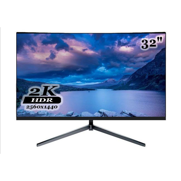 Монитор Kongkay IPS 144гц изогнутый без рамки 2560*1440 HDR 32 ...