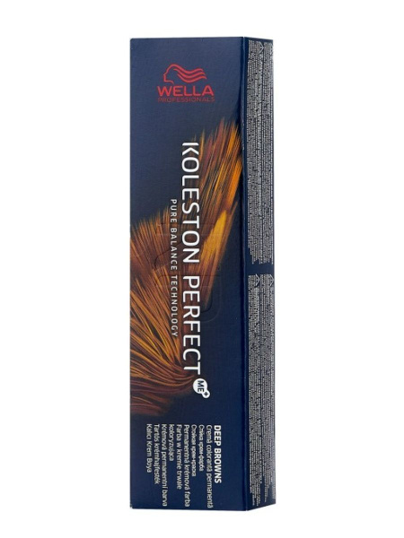 6x Wella Koleston Perfect ME+ 4/77 (60 Ml) – Mittelbraun Braun Intensiv, Professionelle Haarfarbe