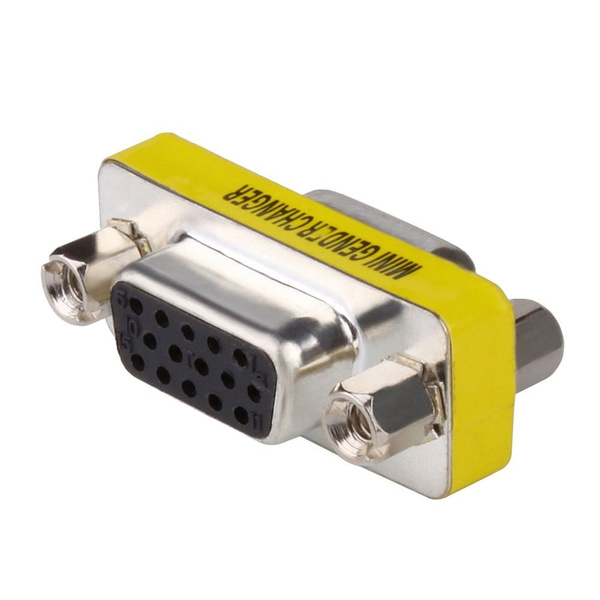 Соединитель (переходник, адаптер) VGA гнездо - VGA гнездо (D-Sub, DB15 ...