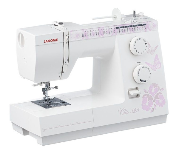 Швейная машина Janome Clio 325 Белый Перламутровый / 25 швейных ...
