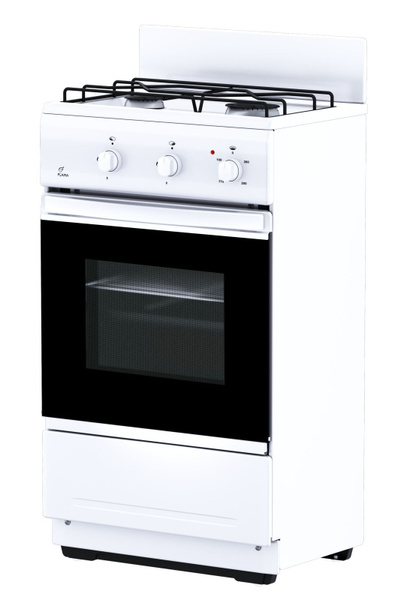 Плита Комбинированная Flama CK 2201 W белый - купить по выгодной цене в ...