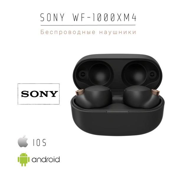 Наушники Вкладыши Sony с шумоподавлением WF-1000XM4 - купить по ...