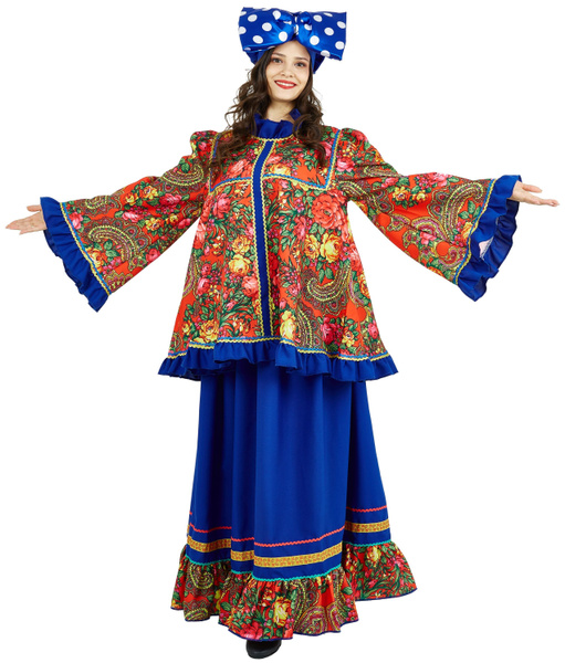 Костюм карнавальный Женский Magazin77 Вечерний/праздничный синий ...