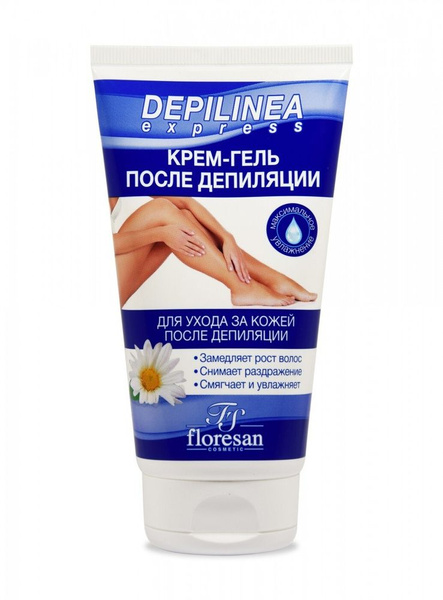 FLORESAN Крем-гель после депиляции замедляющий рост волос 150мл ...