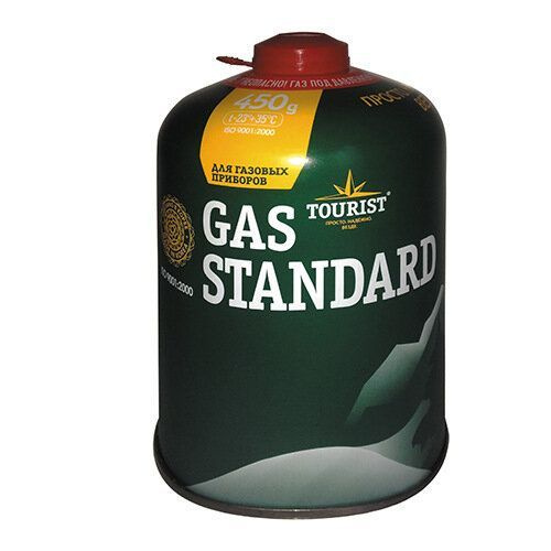 Баллон газовый Tourist GAS STANDARD резьбовой евросмесь универсальная ...