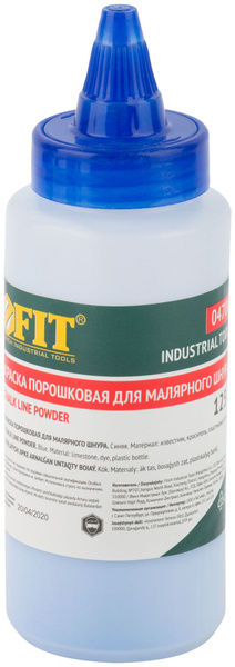 Краска разметочная для ударного шнура, 125 гр. синяя FIT 04700 - купить ...