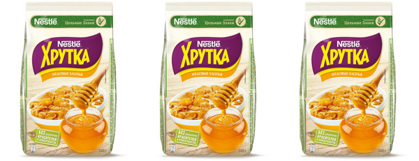 Хрутка Хлопья Медовые,300 г,3 шт - купить с доставкой по выгодным ценам ...