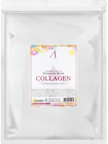 Anskin Альгинатная маска лица с коллагеном Collagen Modeling Mask, 1 кг ...
