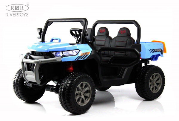 Детский двухместный электромобиль 4WD c пультом H005HH 24V подъемный ...