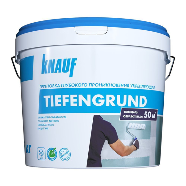 Грунтовка укрепляющая КНАУФ Тифенгрунд морозостойкая глубокого ...