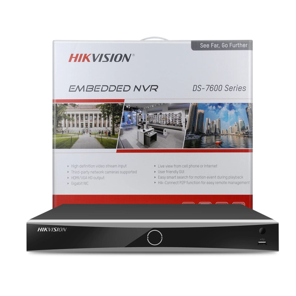 Hikvision DS-7608NI-I2/8P 8-канальный видеорегистратор 1U 8 PoE 4K ...