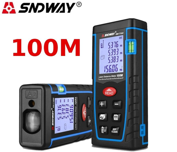 Купить Лазерная рулетка Дальномер SNDWAY SW-T100 (100м)-2024 по ...