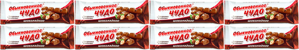 Конфеты Славянка Обыкновенное чудо вафельные глазированные, комплект: 8 ...