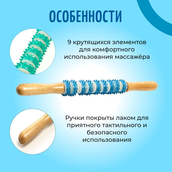 Антицеллюлитный массажер для бедер спины ног поясницы массажный ...
