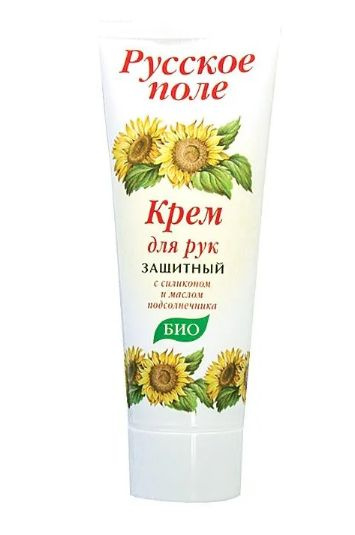 Крем для рук FRATTI Русское Поле Защитный с силиконом и маслом ...