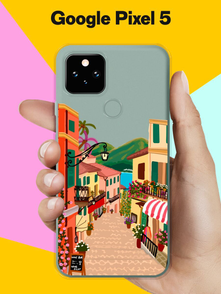 Силиконовый чехол на Google Pixel 5 Город 20 / для Гугл Пиксель 5 ...