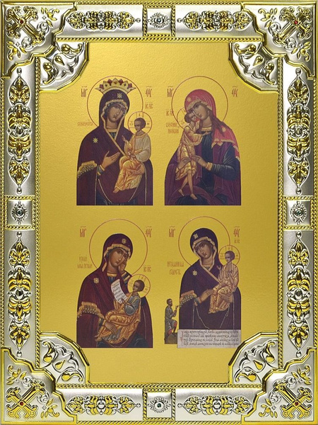 Икона Четырехчастная икона Божией Матери - купить по низким ценам в ...