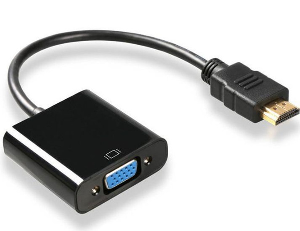 Переходник преобразователь HDMI-VGA, Адаптер, Конвертер для ПК ...