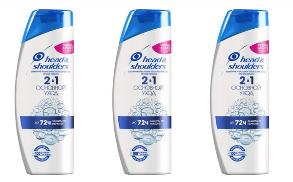 Шампунь и бальзам-ополаскиватель HEAD & SHOULDERS Основной уход 2в1 400 ...