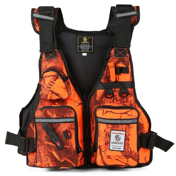 Спасательный жилет рыболовный разгрузочный JSY015 One size - купить по ...