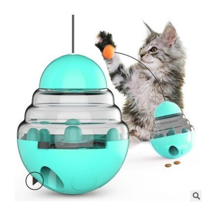 Игрушка для кошки. Интерактивная. Неваляшка. Кормушка - купить с ...