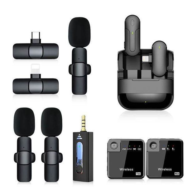 Микрофон для подкастов Фома Беспроводной петличный микрофон/Bluetooth ...