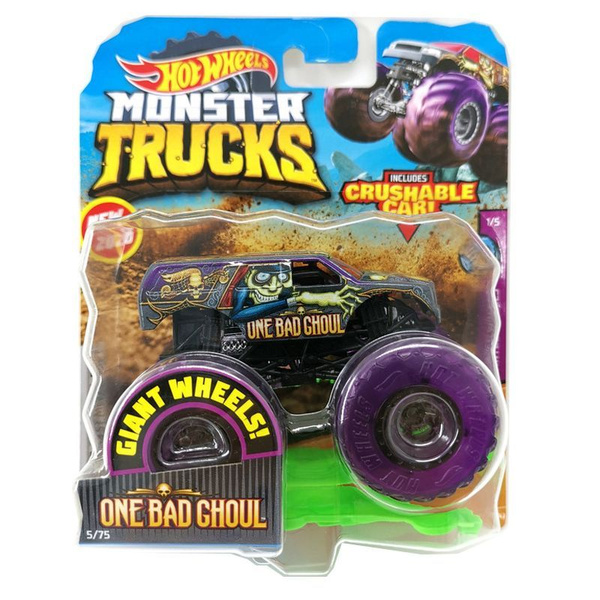 Машинка Hot Wheels Монстр-трак FYJ44 2020 ONE BAD CHOUL — купить в ...