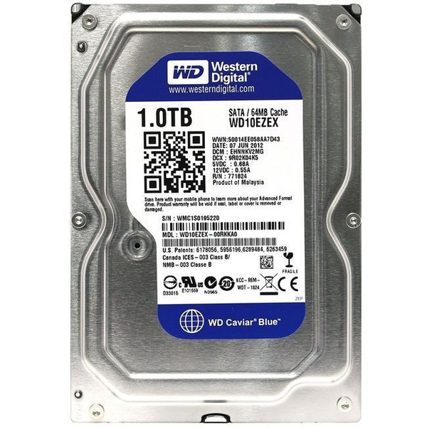 1 ТБ Внутренний жесткий диск Western Digital WD10EZEX (WD10EZEX ...