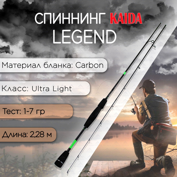 Спиннинг KAIDA Legend, от 1 гр купить по выгодным ценам в интернет ...