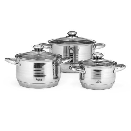 LARA Набор посуды для приготовления, 6 предм. - купить с доставкой по ...