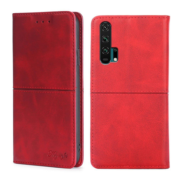 Подходит для чехол-книжка на Honor 20 Pro / Хонор 20 Про воловья кожа ...